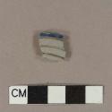 Cobalt blue lead glaze gray salt-glazed stoneware Westerwald type, body fragment, gray paste