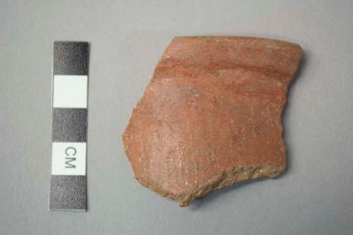 Pucara plain red ware potsherds