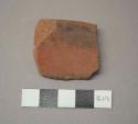 Cusipata White on red and black painted potsherds