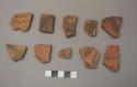 Pucara decorated sherds