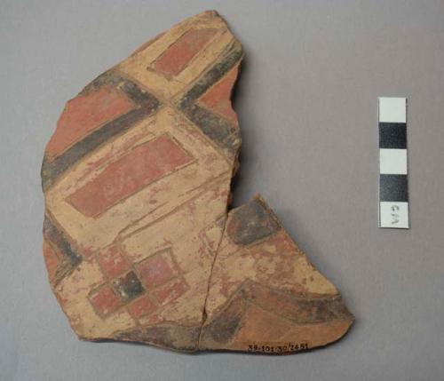 Pucara polychrome potsherd