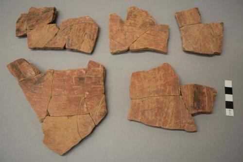 Pucara polychrome potsherds