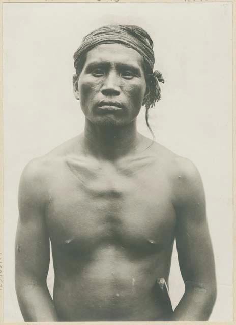 Tinguian man, showing typical dress
