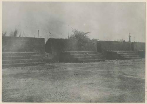 View of top of wall of Manila