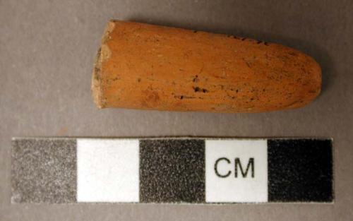 Fragment of pottery pipe