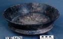 Blackware incised pottery dish 1