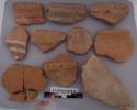 10 potsherds - grit ware temper