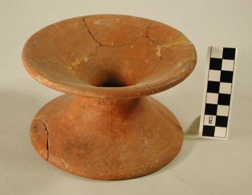 Fragmentary Pot Stand- red slip, both sides