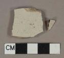 Light gray salt-glazed stoneware vessel body fragments, light gray paste