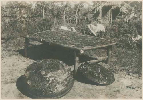 Carabao meat drying to make tapa