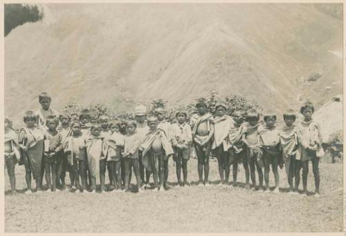 Igorrot schoolboys at Kabayan, Benguet