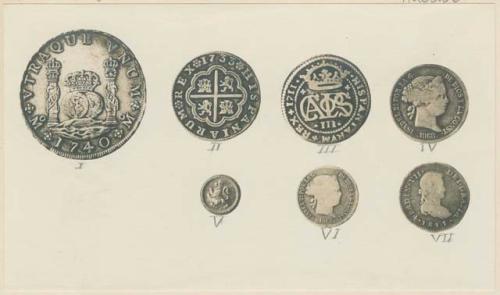 Old silver coins