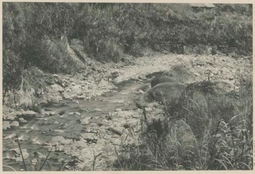 Tavis lode outcrop, Antimok River, Benguet