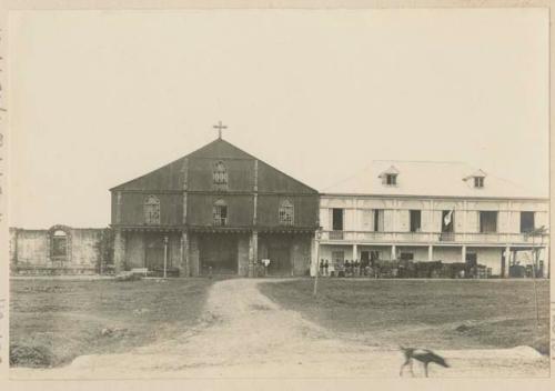 Church and convento at Lucena, Tayabas