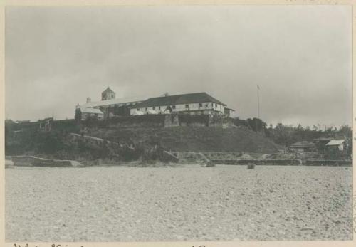 Church and convento at Boac, seen from river bed