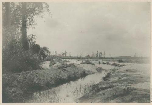 Irrigating ditch, Murcia Rice Farm