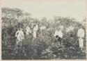 Students working in garden, normal school