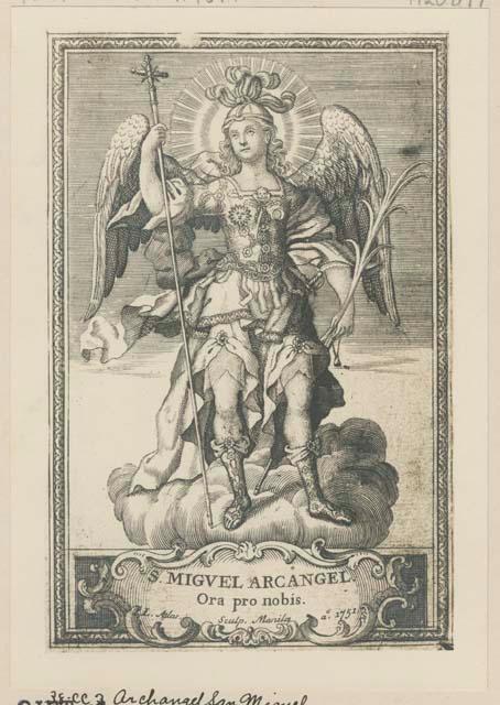 Print of Archangel San Miguel