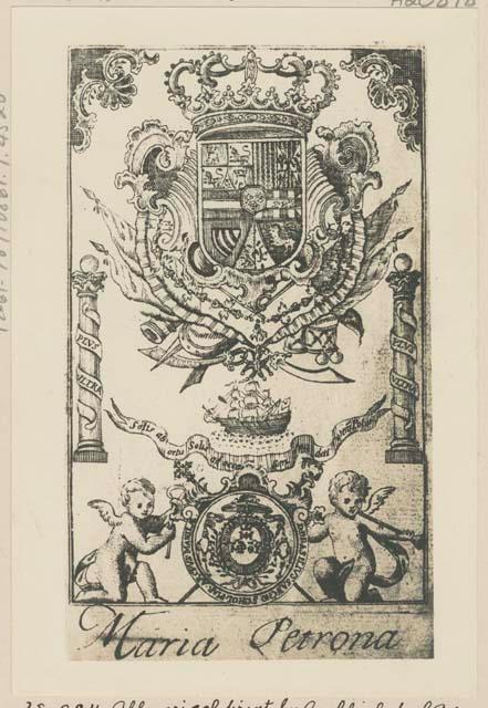 Allegorical print by Archbishop of Manila