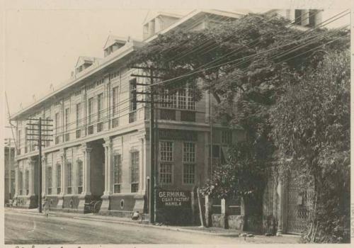 "Germinal" tobacco manufacturing in Manila