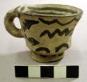 Pottery toy cup