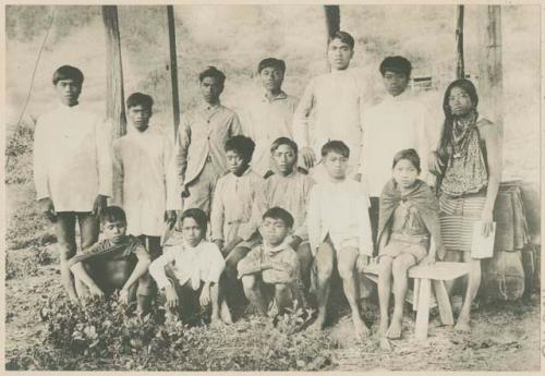 Ifugao school children, Quiangan, Nueva Vizcaya