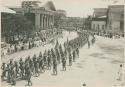 Troops in procession escorting Governor Taft