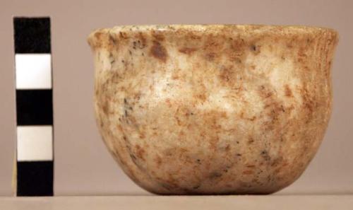 Small white stone bowl