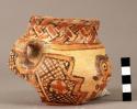 Fragment of polychrome bowl with handle