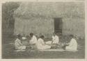 Women weaving mats