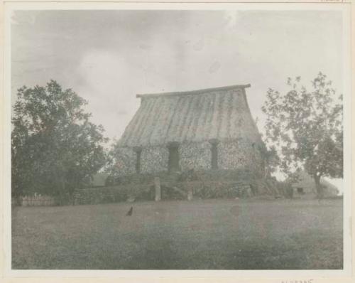 Thatched council chamber