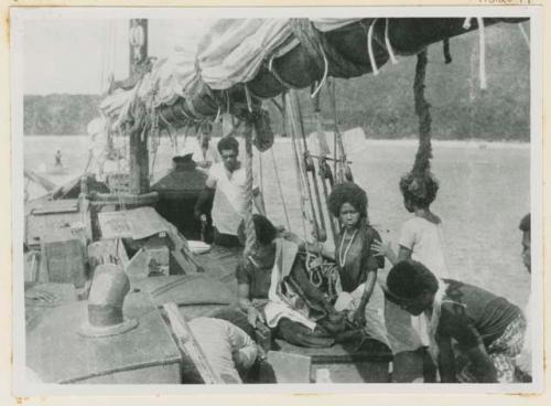 People on boat