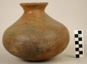 Danta beige pottery jar - neck broken