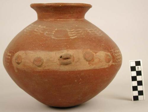 Cabuyal (or unnamed type) red pottery jar