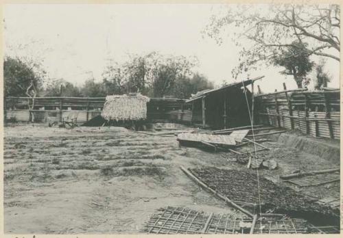 Filipino entrenchments north of Caloocan Church