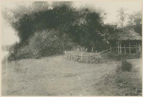 Filipino trench on Pampanga bank of Rio Grande