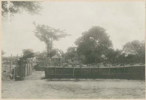 View from rear of Filipino trench