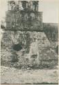 Shell damage from "Modadnock" on tower of church
