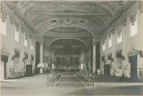 Interior of church at Binmaley