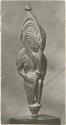 Carved wooden statuette