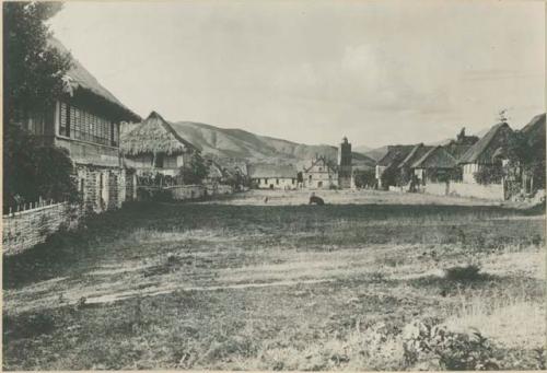 General view of plaza at Dupax