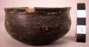 Small bowl, black ware