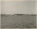 View of Suva from the water, showing shoreline