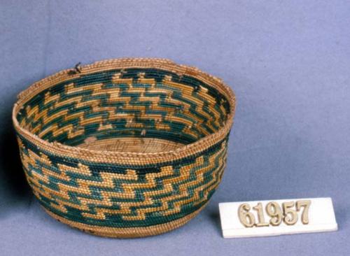 Basket, bird cage weave