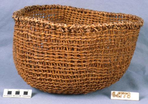 Basket, twined woven