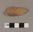 Unglazed, undecorated redware base sherd