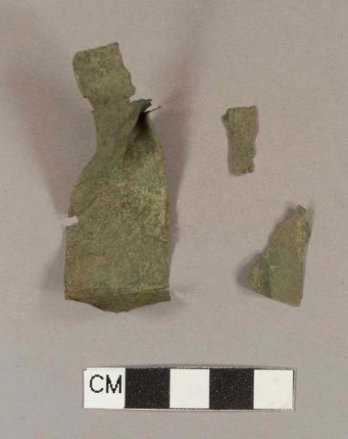 Copper alloy sheet fragments