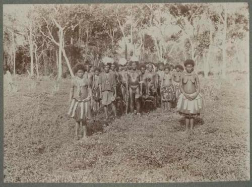 Group in front of jungle