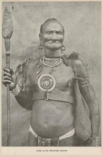 Portrait of Chief of the Admiralty Islands