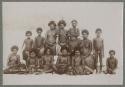 Group of children posed outside